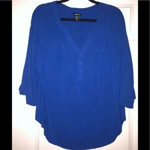 Torrid blue top